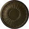 Ekena Millwork Leandros Ceiling Medallion (Fits Canopies up to 6 3/8"), Hnd-Painted Green Gold, 19 7/8"OD x 1 1/4"P CM22LNGGS - alternate 1